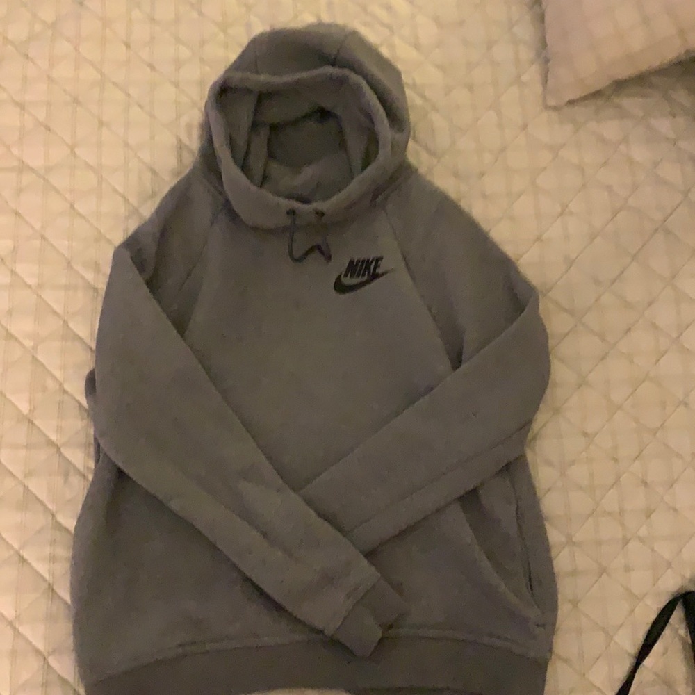 Nike hoodie with high neck line